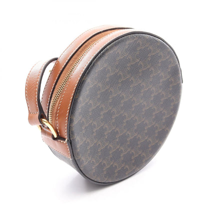 セリーヌ ラウンドパース トリオンフ コーティングキャンバス ショルダーバッグ