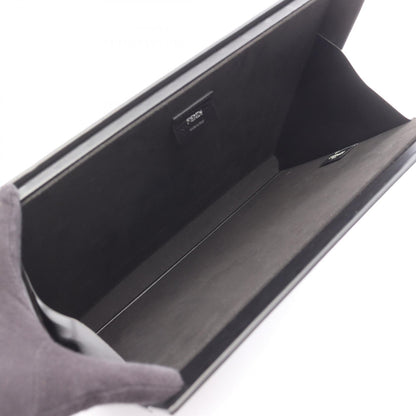フェンディ Messenger Box Bag レザーショルダーバッグ