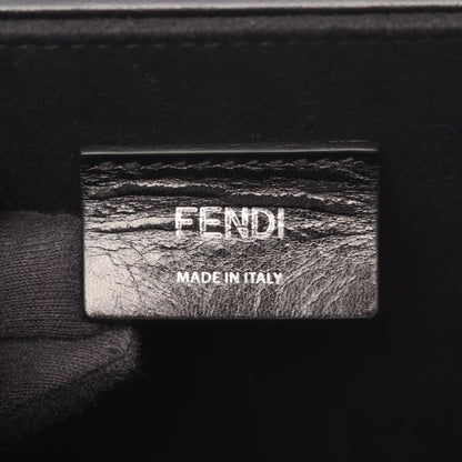 フェンディ Messenger Box Bag レザーショルダーバッグ