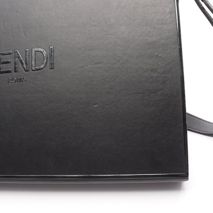 フェンディ Messenger Box Bag レザーショルダーバッグ