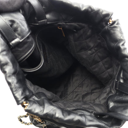 シャネル 22 レザーリュックサック