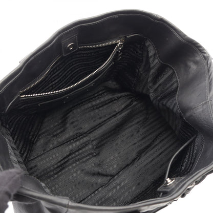 プラダ SOFT CALF レザー2wayハンドバッグ