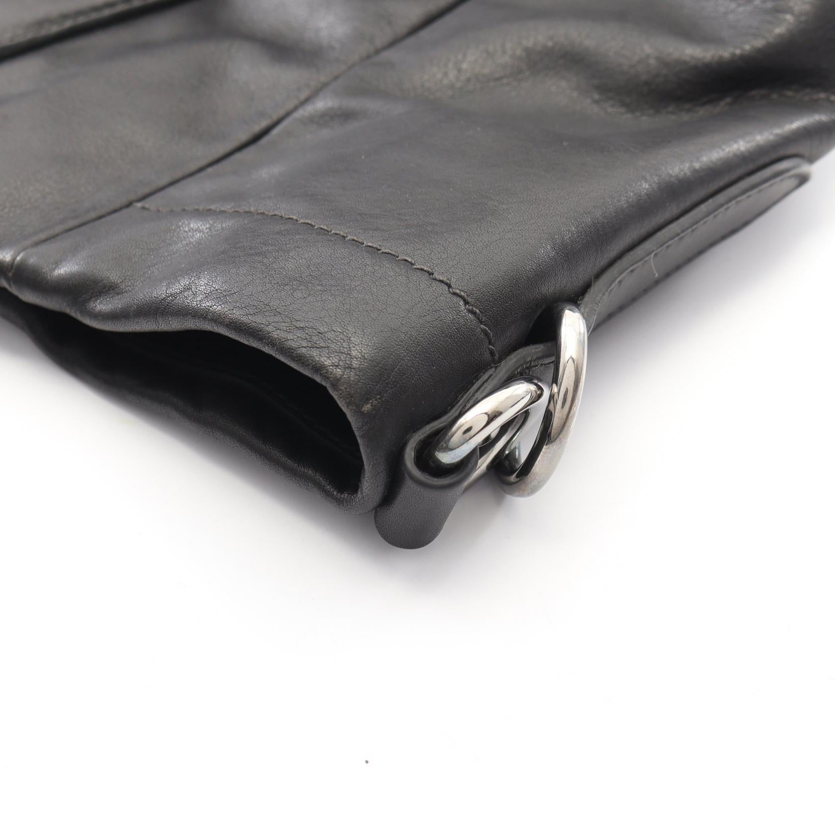 プラダ SOFT CALF レザー2wayハンドバッグ