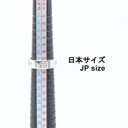 カルティエ ラブ Au750 ダイヤモンドリング 7.5号