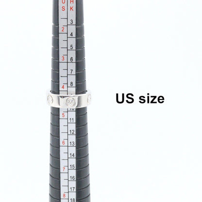 カルティエ ラブ Au750 ダイヤモンドリング 7.5号