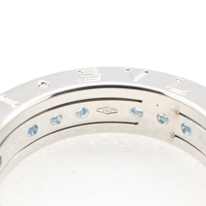 ブルガリ B-zero1 Au750 ブルートパーズ リング 9号