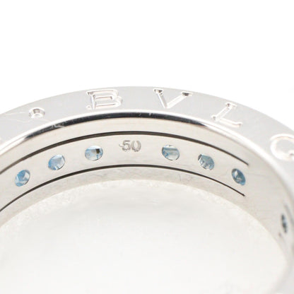 ブルガリ B-zero1 Au750 ブルートパーズ リング 9号