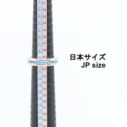 ブルガリ B-zero1 Au750 ブルートパーズ リング 9号