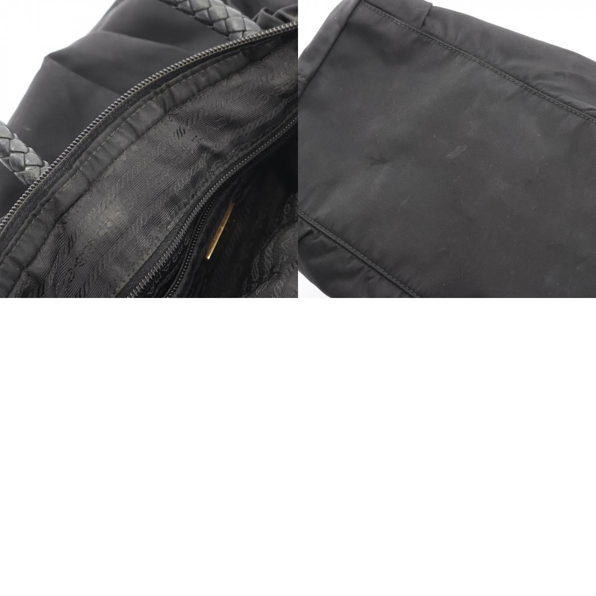 プラダ TESSUTO BOW ナイロン レザー2wayハンドバッグ