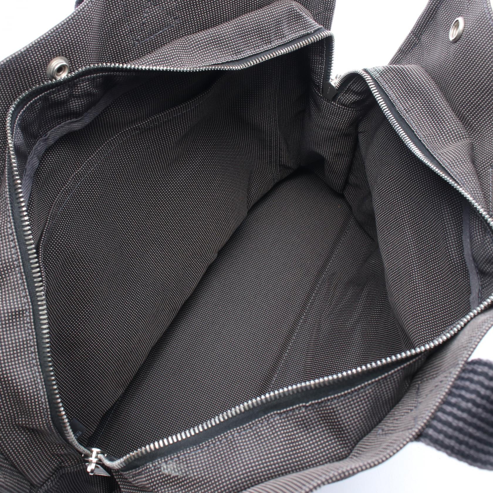 エルメス エールラインMM ナイロンキャンバス トートバッグ