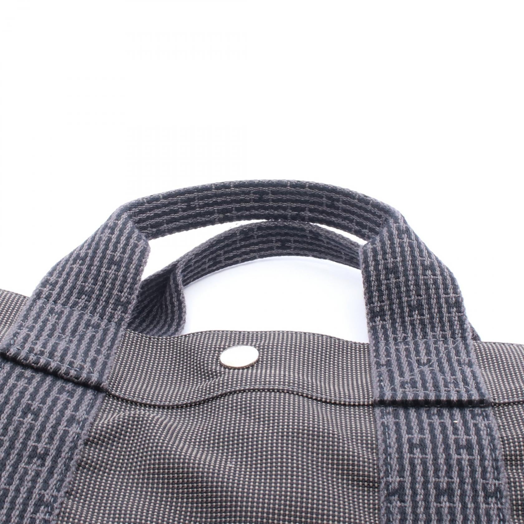 エルメス エールラインMM ナイロンキャンバス トートバッグ