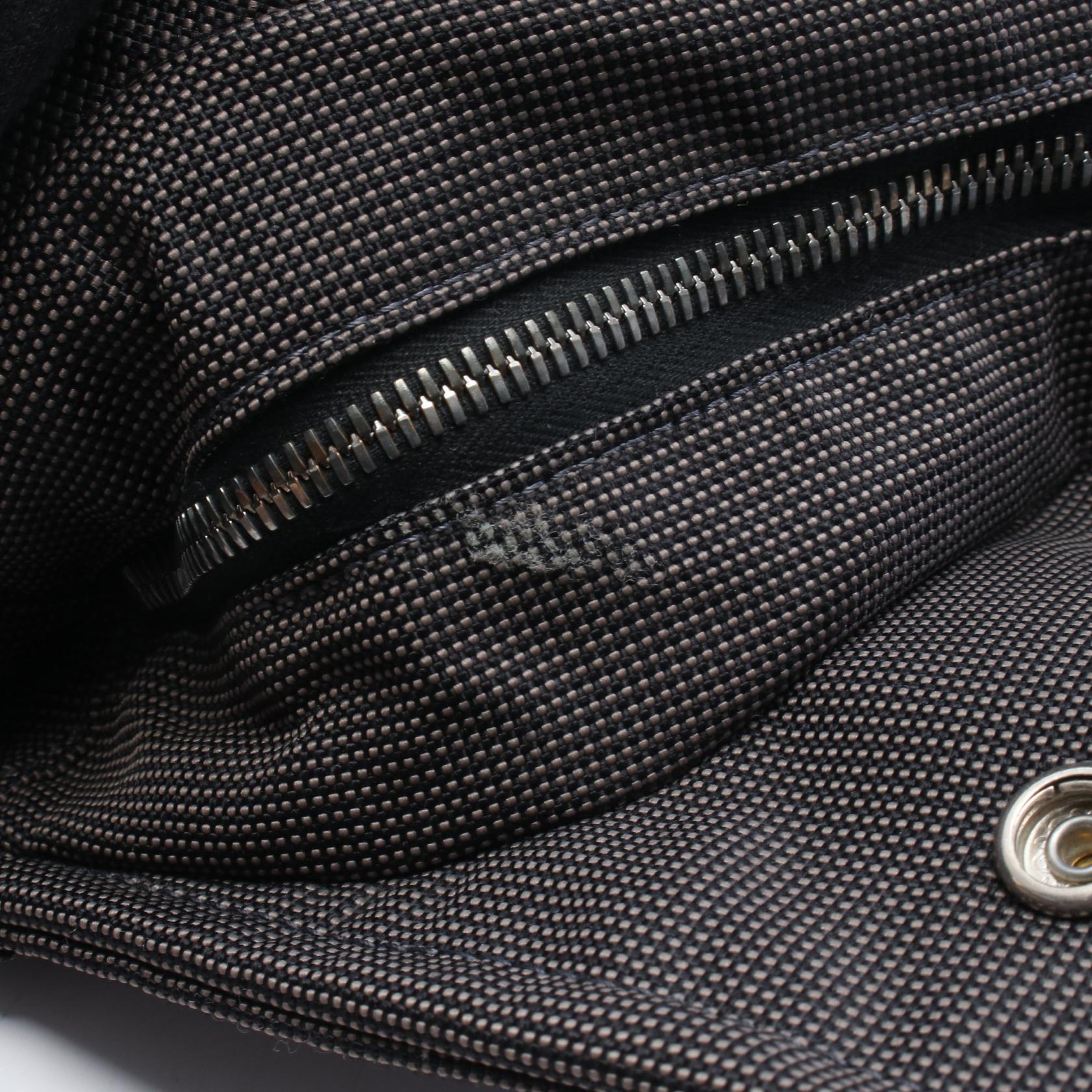 エルメス エールラインMM ナイロンキャンバス トートバッグ