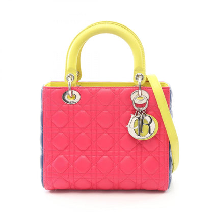 ディオール LADY DIOR レザー2wayハンドバッグ