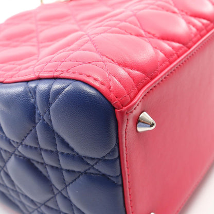 ディオール LADY DIOR レザー2wayハンドバッグ