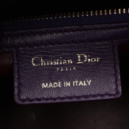 ディオール LADY DIOR ラムスキン 2WAYハンドバッグ