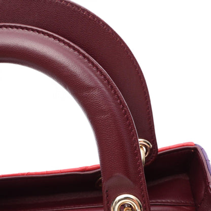 ディオール LADY DIOR ラムスキン 2WAYハンドバッグ
