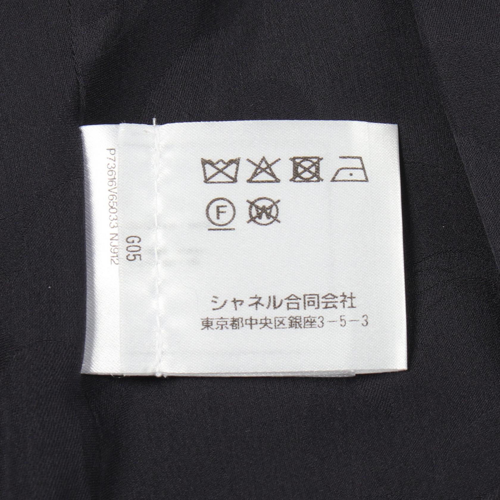 シャネル ココマークボタン ウールワンピース