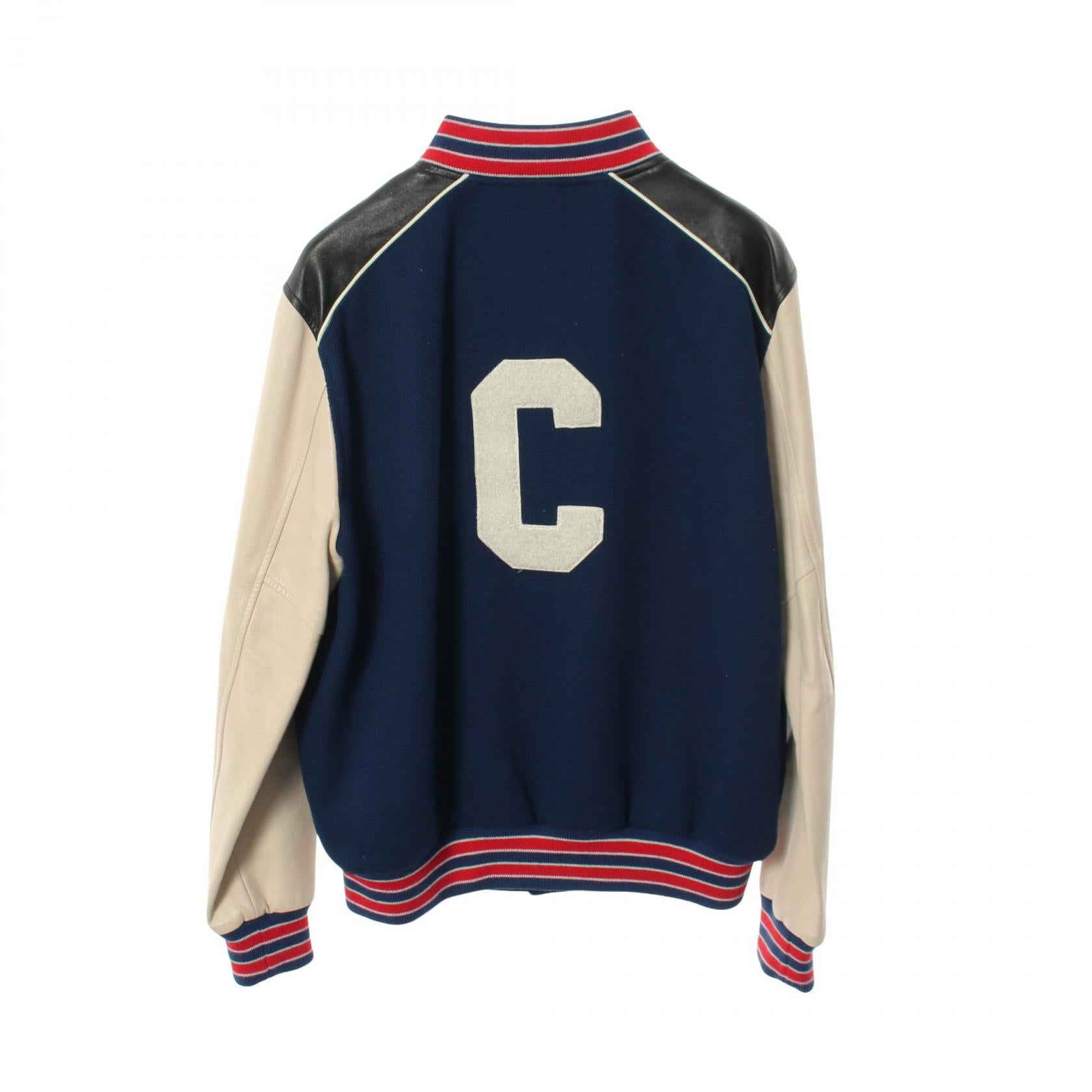 セリーヌ クラシック ウールラムレザー ジャケット