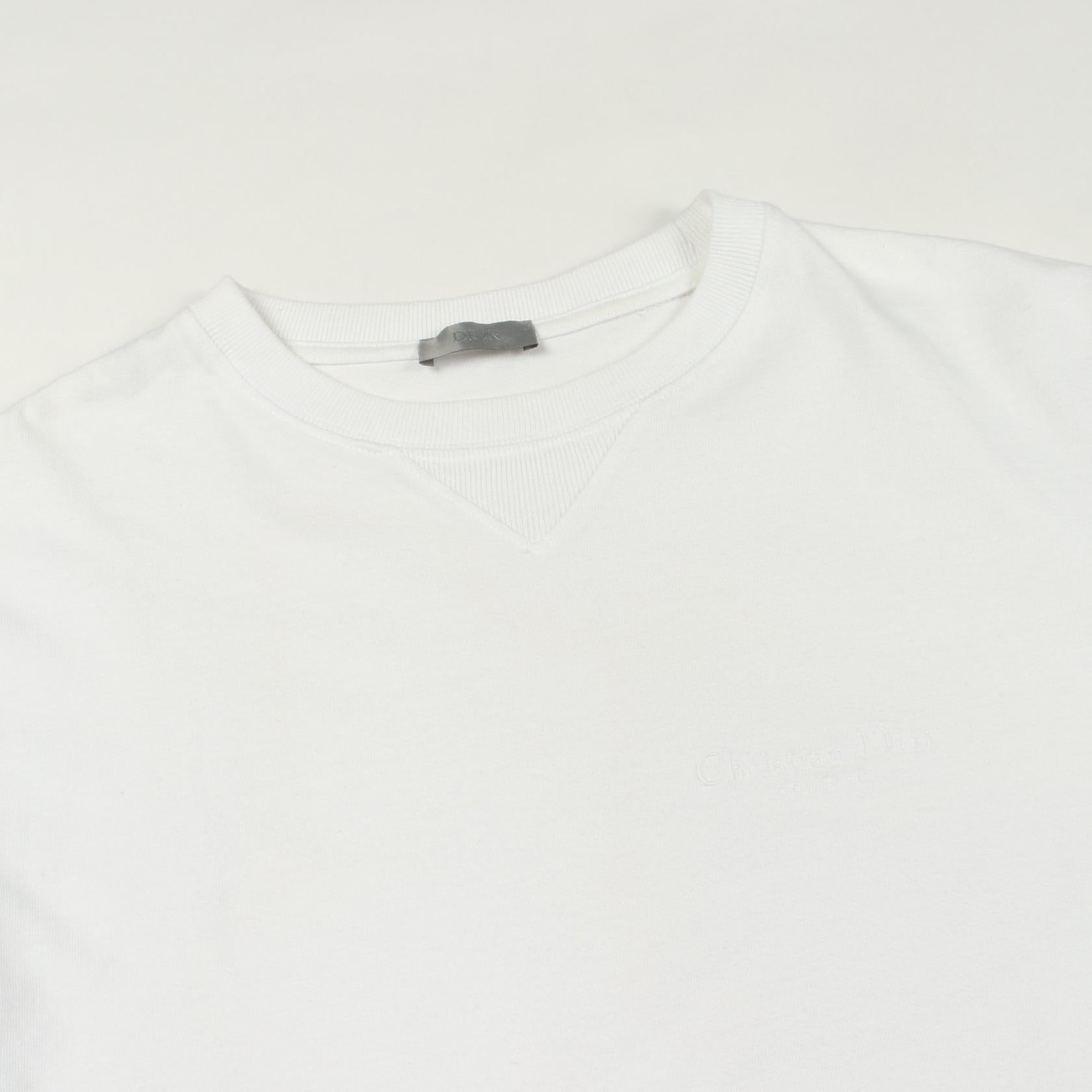 ディオール ロゴ刺繍 コットン 半袖Tシャツ