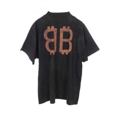 バレンシアガ BBロゴ コットン 半袖Tシャツ