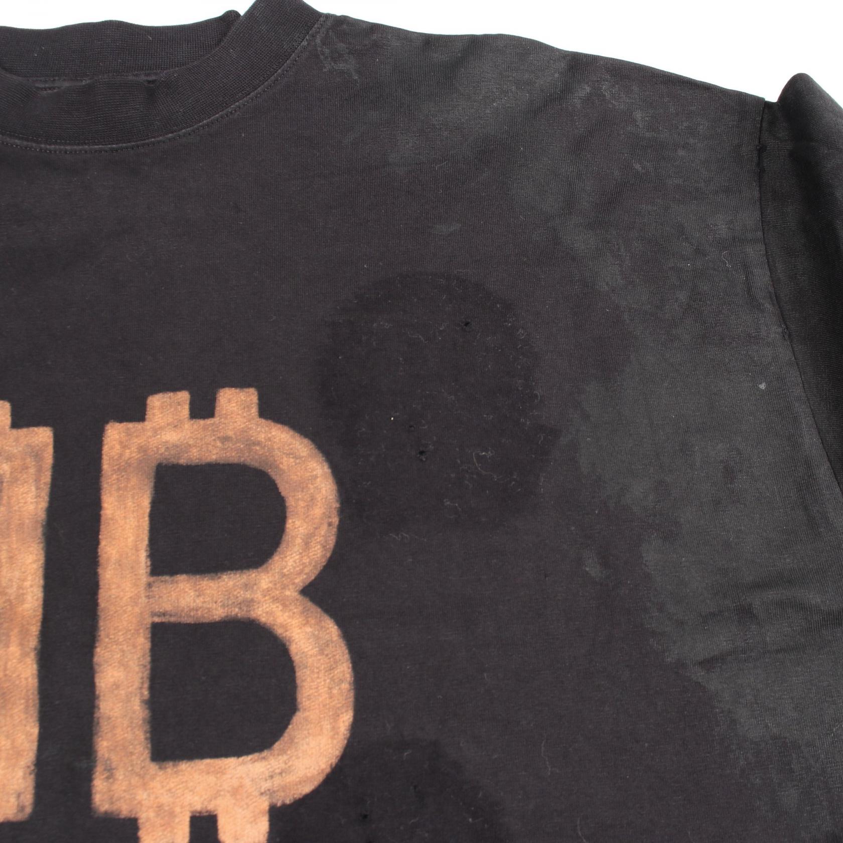 バレンシアガ BBロゴ コットン 半袖Tシャツ