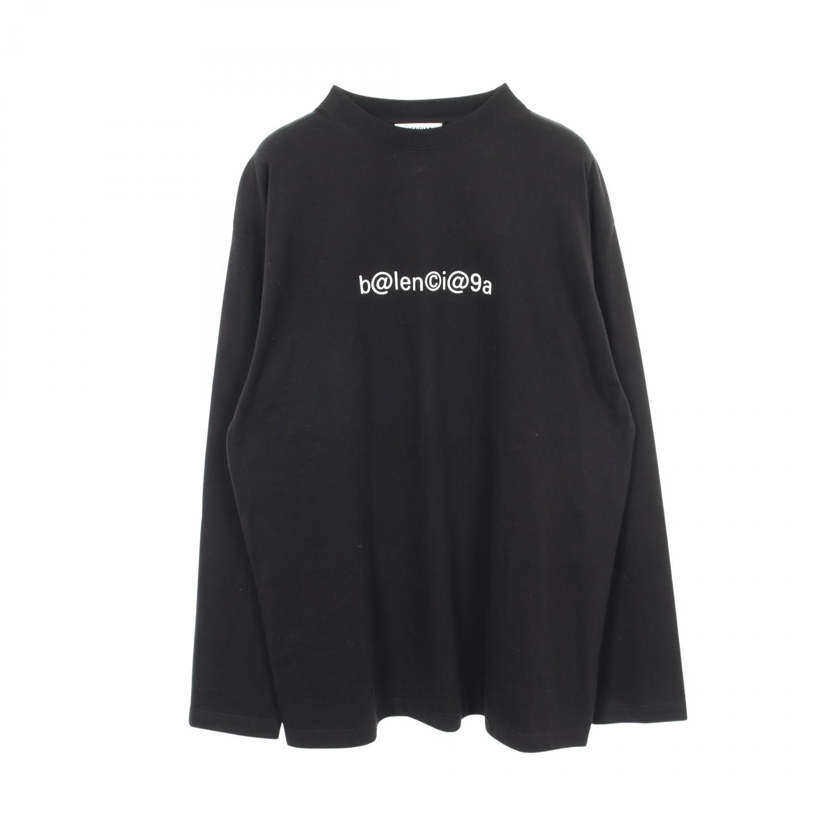 バレンシアガ SYMBOLIC LOGO コットン長袖Tシャツ