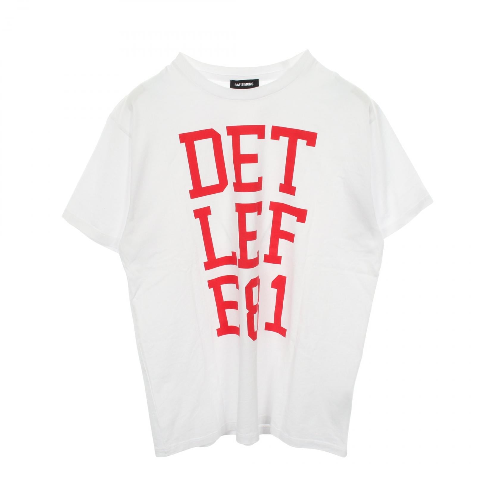 ラフシモンズ DETLEFE81 コットン半袖Tシャツ