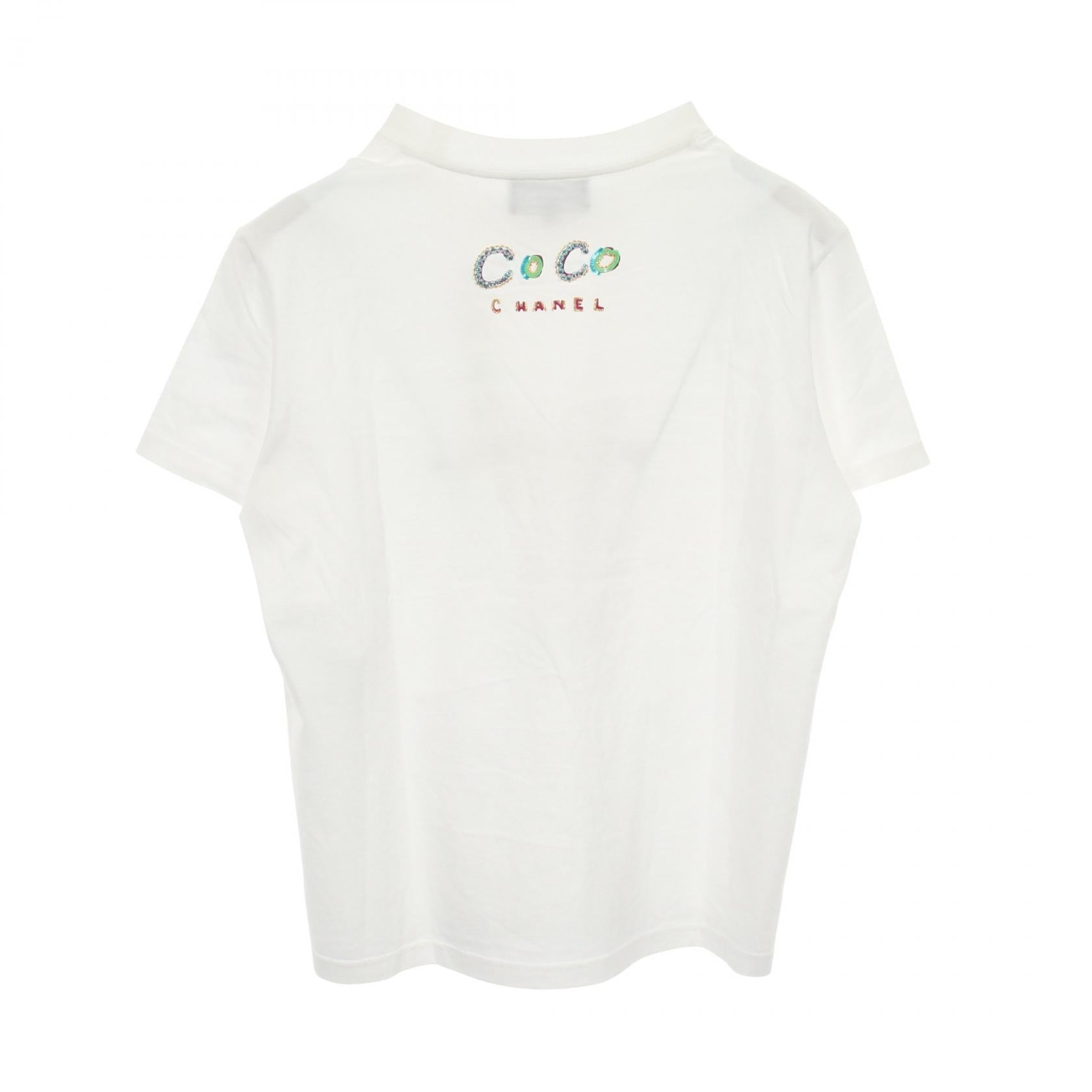 シャネル ファレルウィリアムス ロゴ コットン 半袖Tシャツ