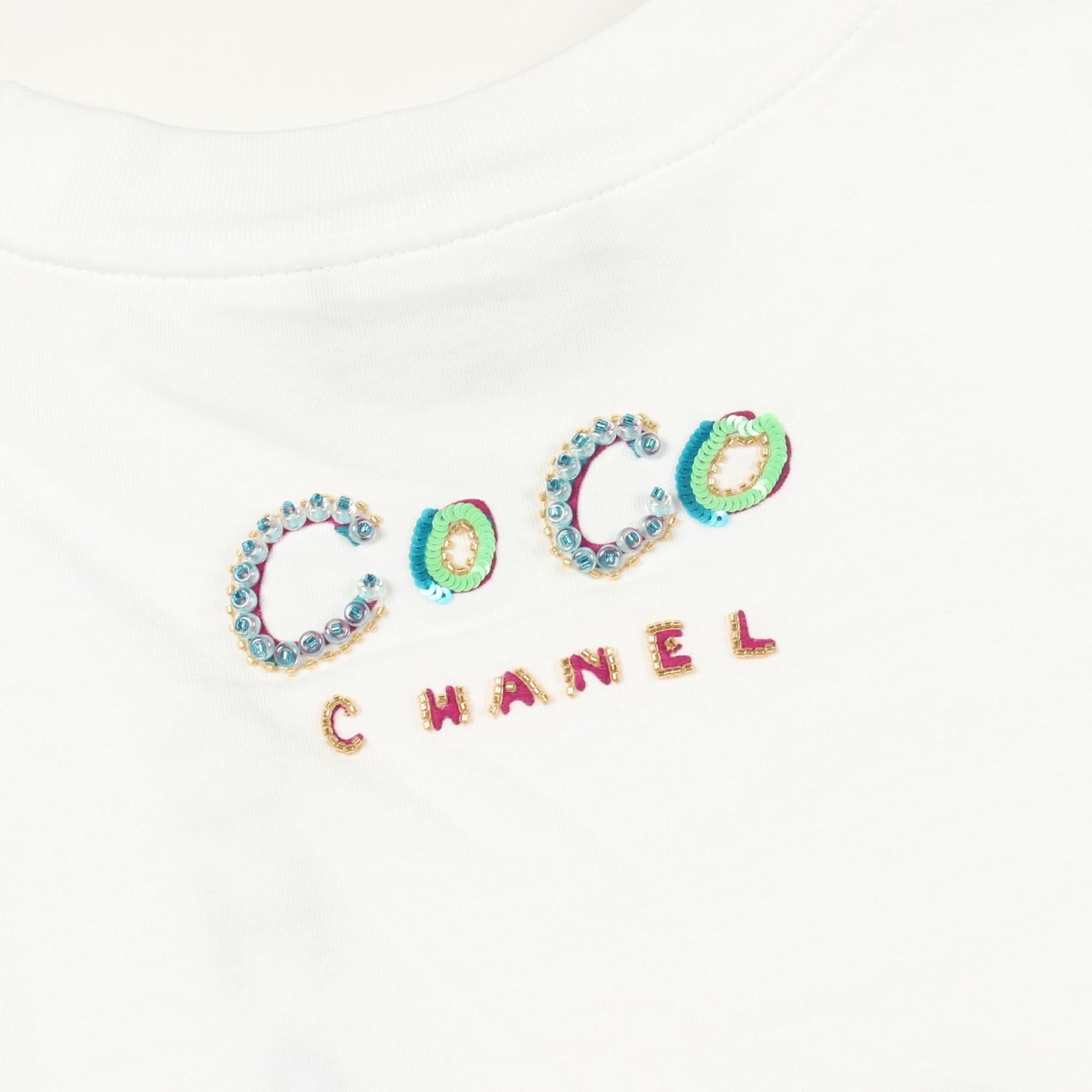 シャネル ファレルウィリアムス ロゴ コットン 半袖Tシャツ