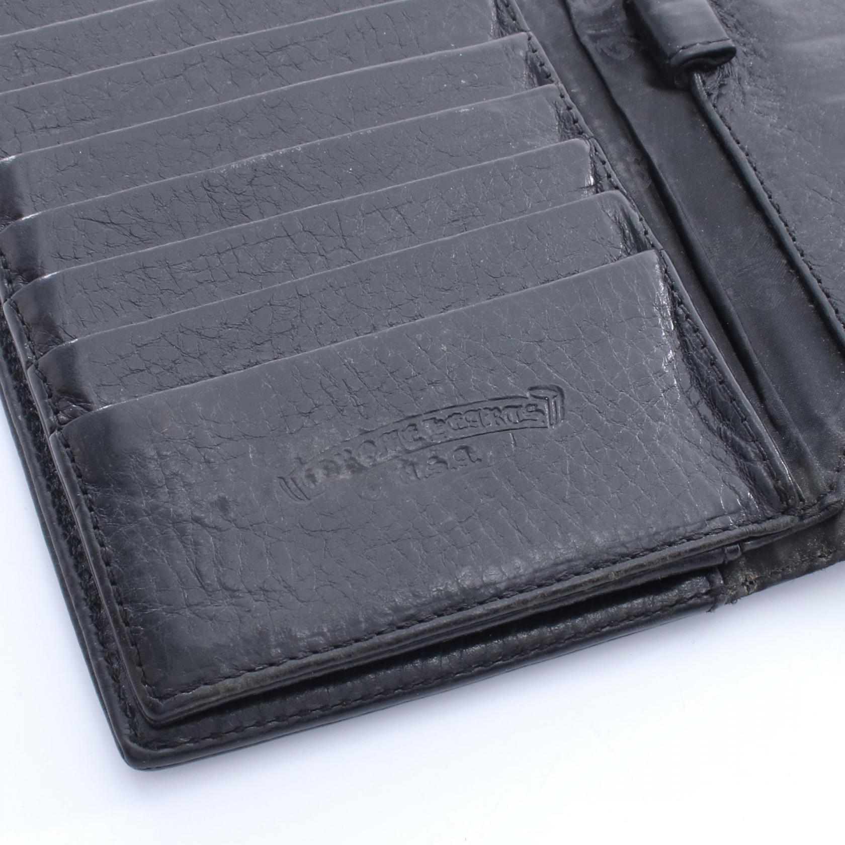 クロムハーツ ウェーブウォレット レザー長財布