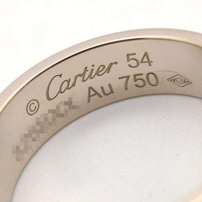 カルティエ ラブ Au750ホワイトゴールド リング 54号