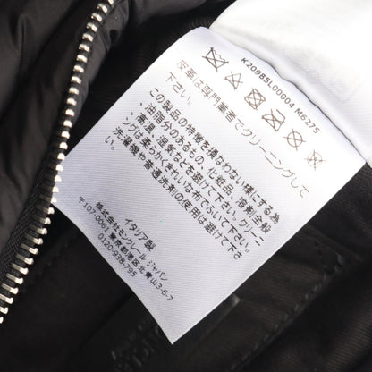 モンクレール MICRO CARADOC ナイロン レザー2wayハンドバッグ