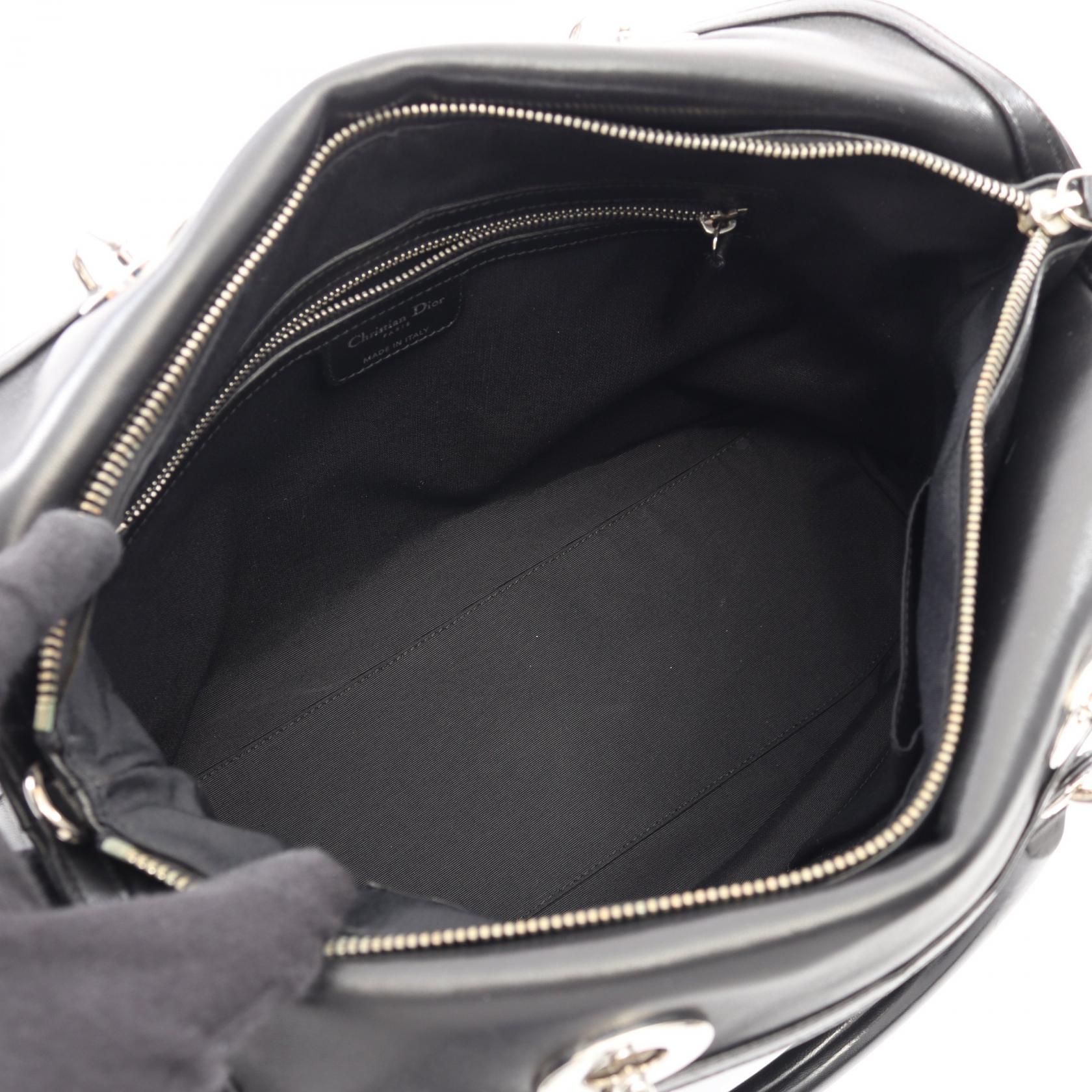 ディオール グランヴィル カナージュ 2way レザーハンドバッグ