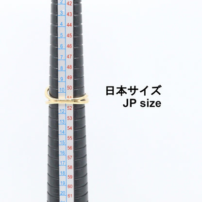 ジュエリー Au750 K18PG Pt900 ダイヤモンドリング