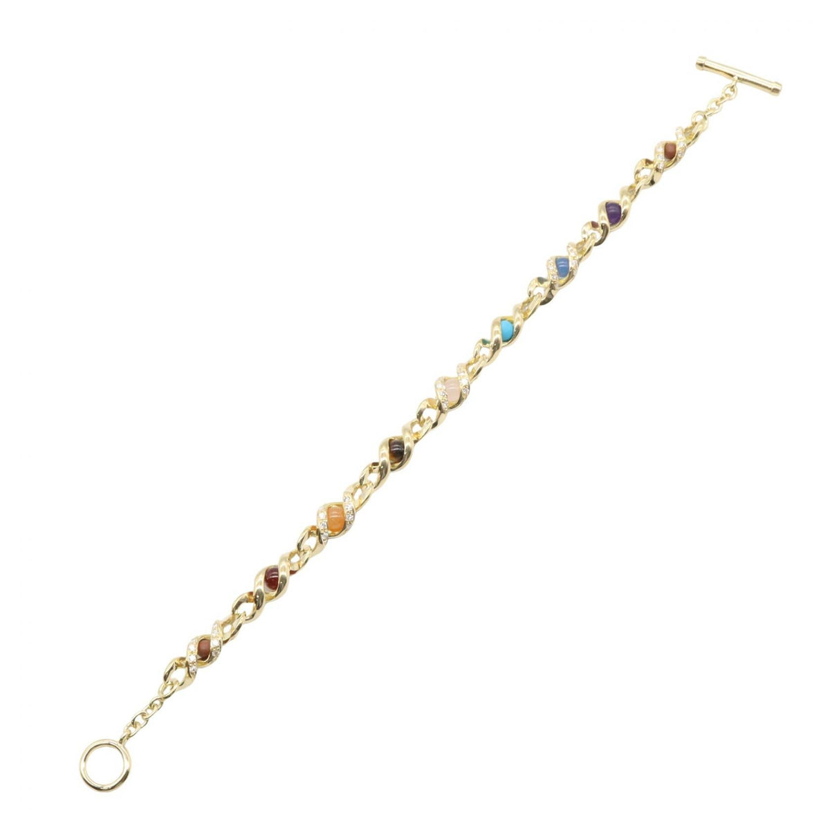 ジュエリー Au750 ダイヤモンドブレスレット