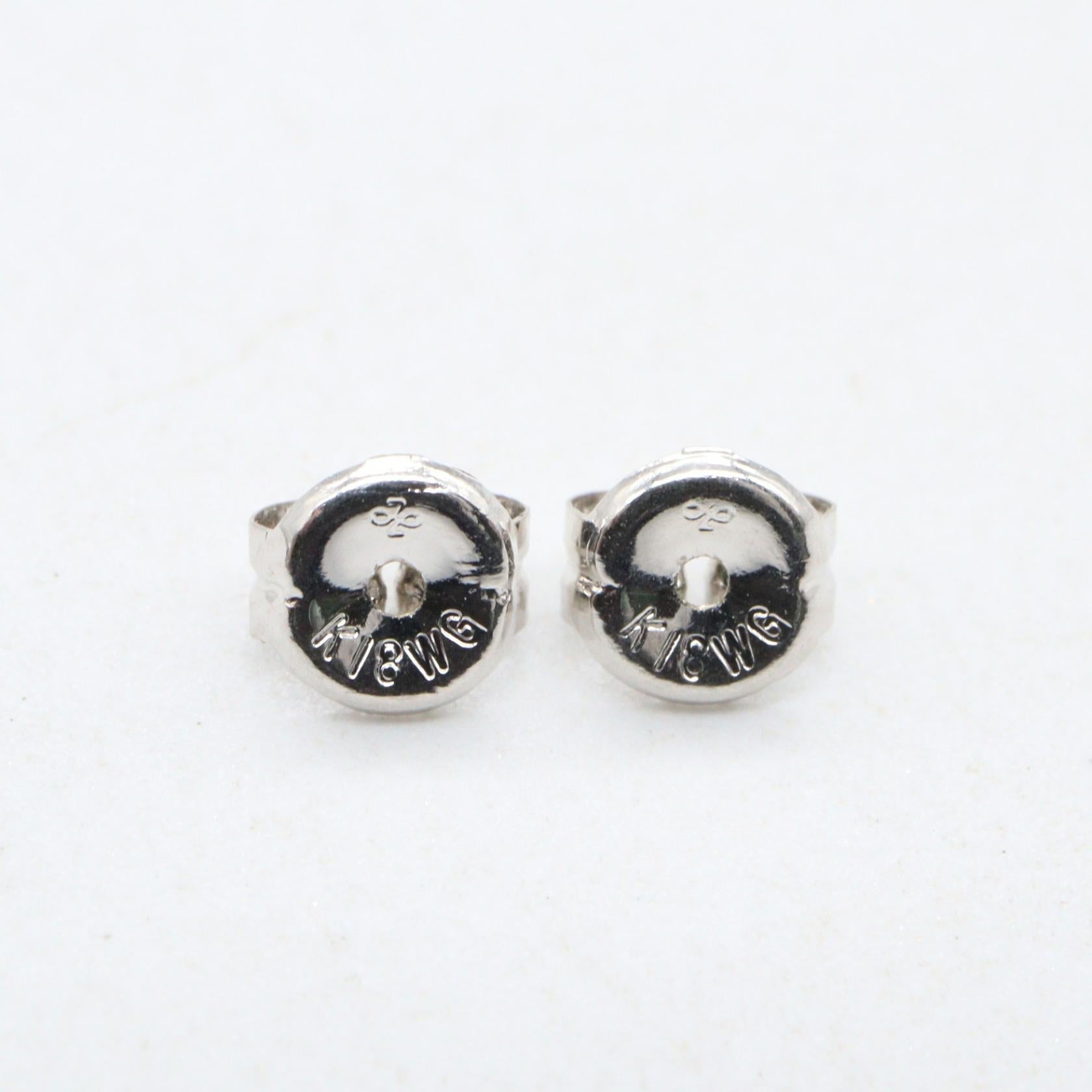 ジュエリー Au750ダイヤモンドアメシストピアス