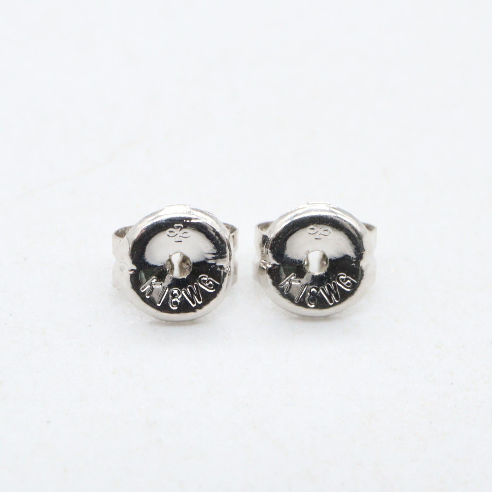 ジュエリー Au750ダイヤモンドアメシストピアス