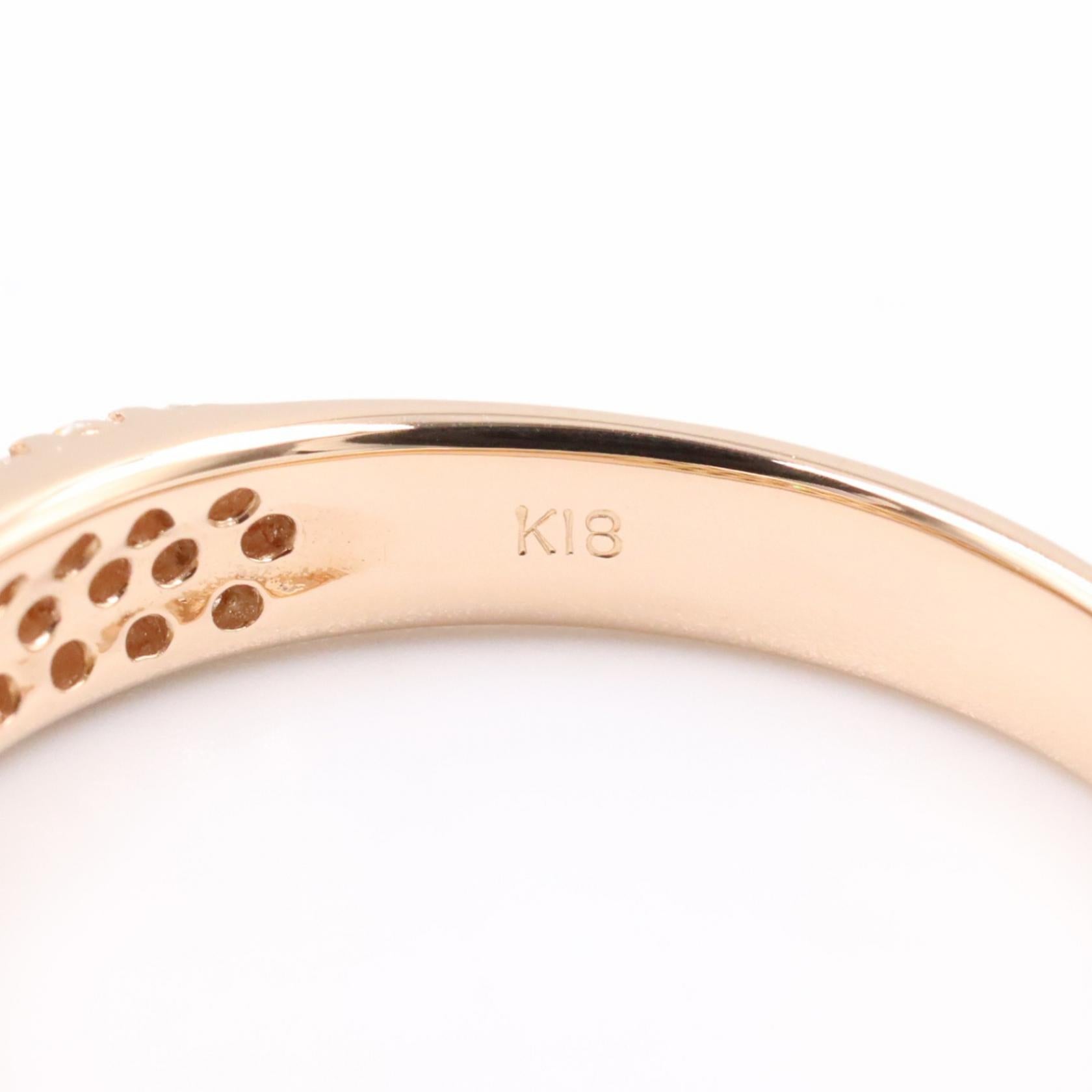 K18PG ダイヤモンドリング