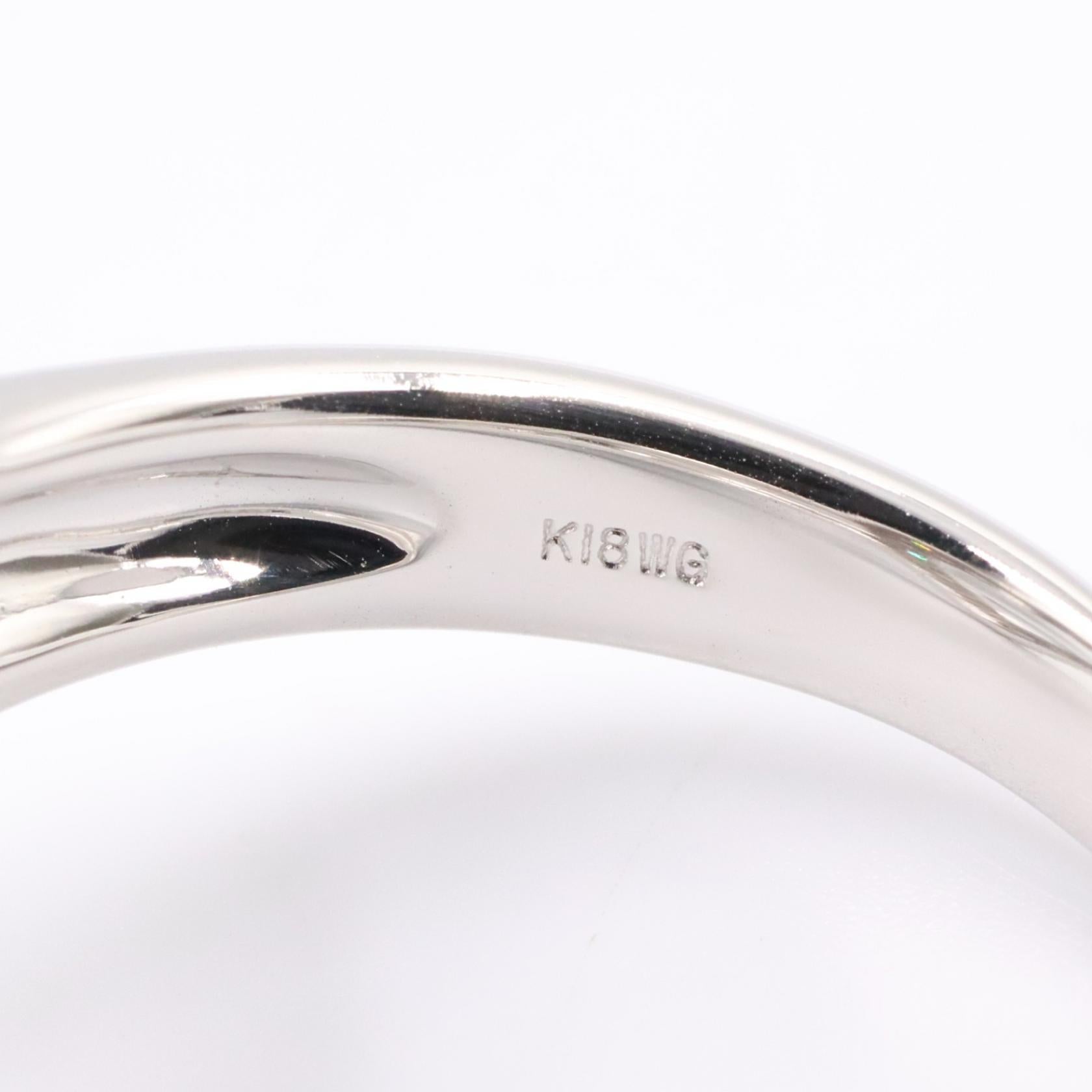 K18WG ダイヤモンドリング