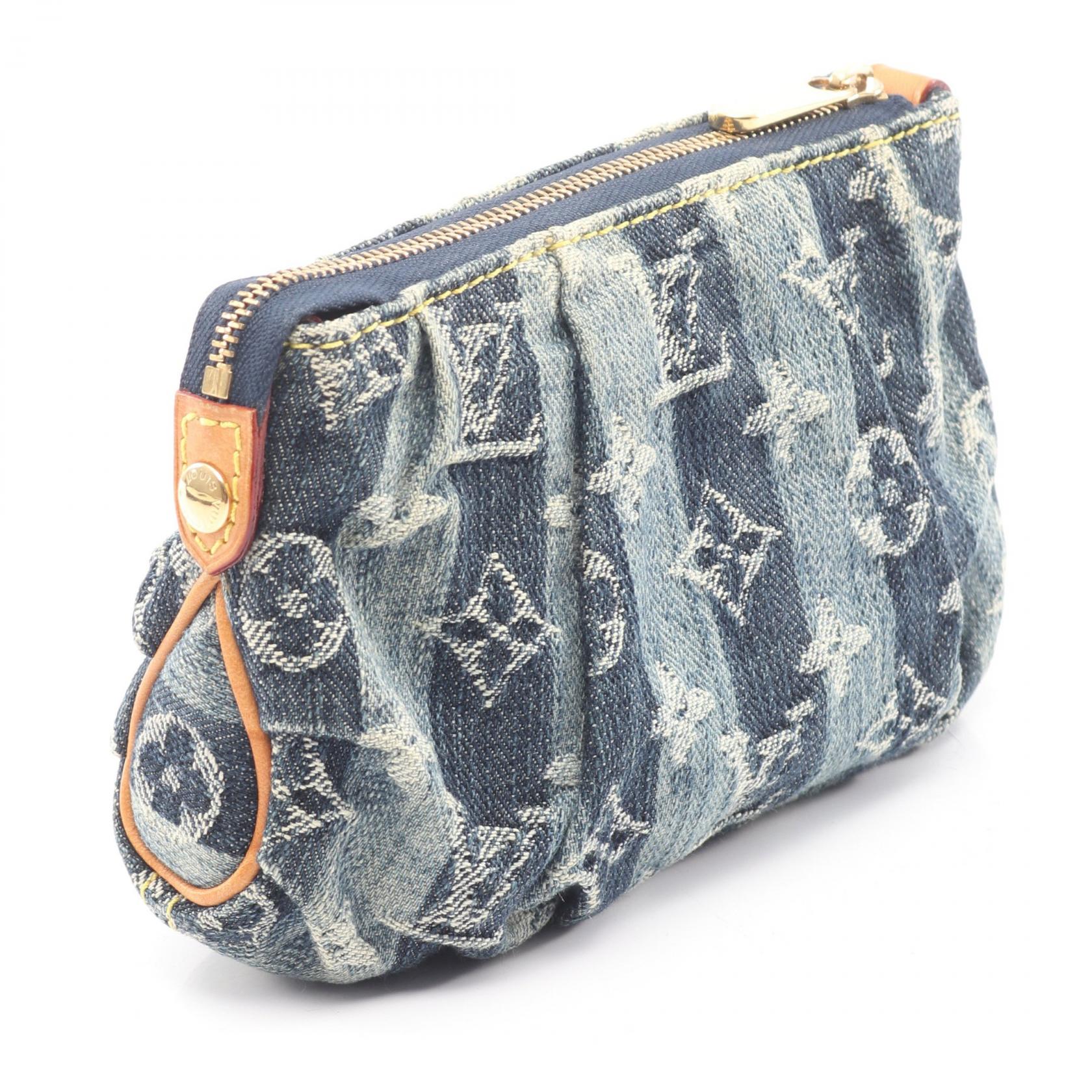 ルイヴィトン トゥルースレイエ モノグラムデニム ポーチ