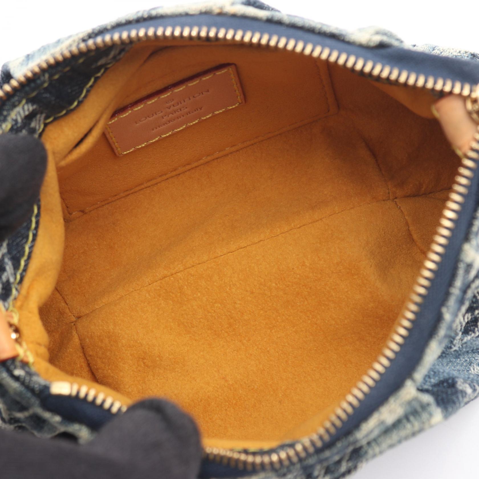 ルイヴィトン トゥルースレイエ モノグラムデニム ポーチ