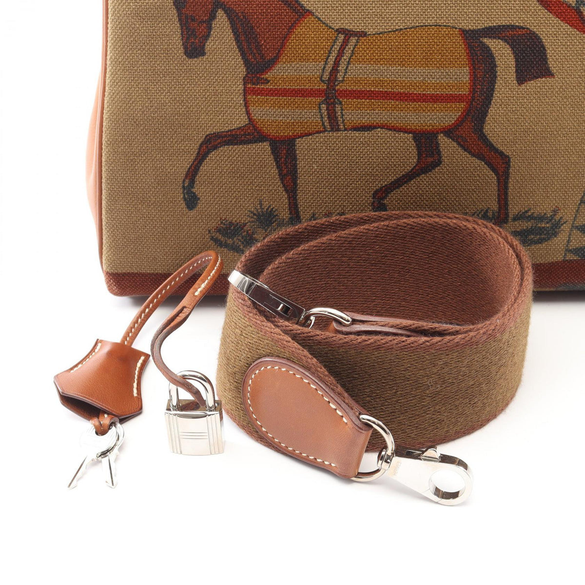 エルメス ケリー32 トワルクーベル ヴォーバレニア