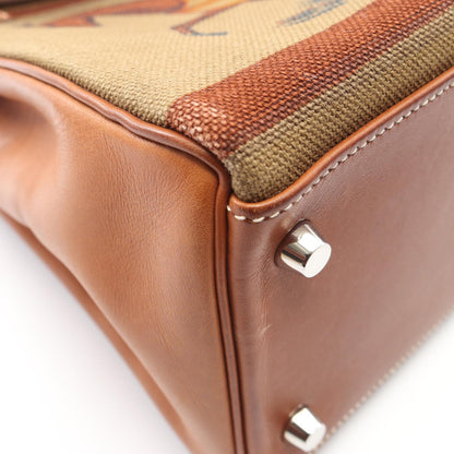 エルメス ケリー32 トワルクーベル ヴォーバレニア
