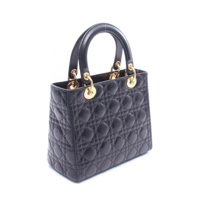 ディオール LADY DIOR レザーハンドバッグ