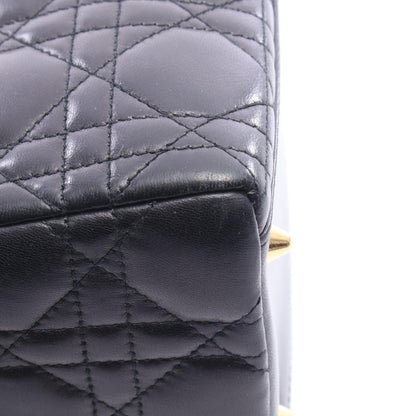 ディオール LADY DIOR レザーハンドバッグ
