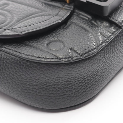 クリスチャンディオール SADDLE メッセンジャー ミニ グラビティ レザー ショルダーバッグ