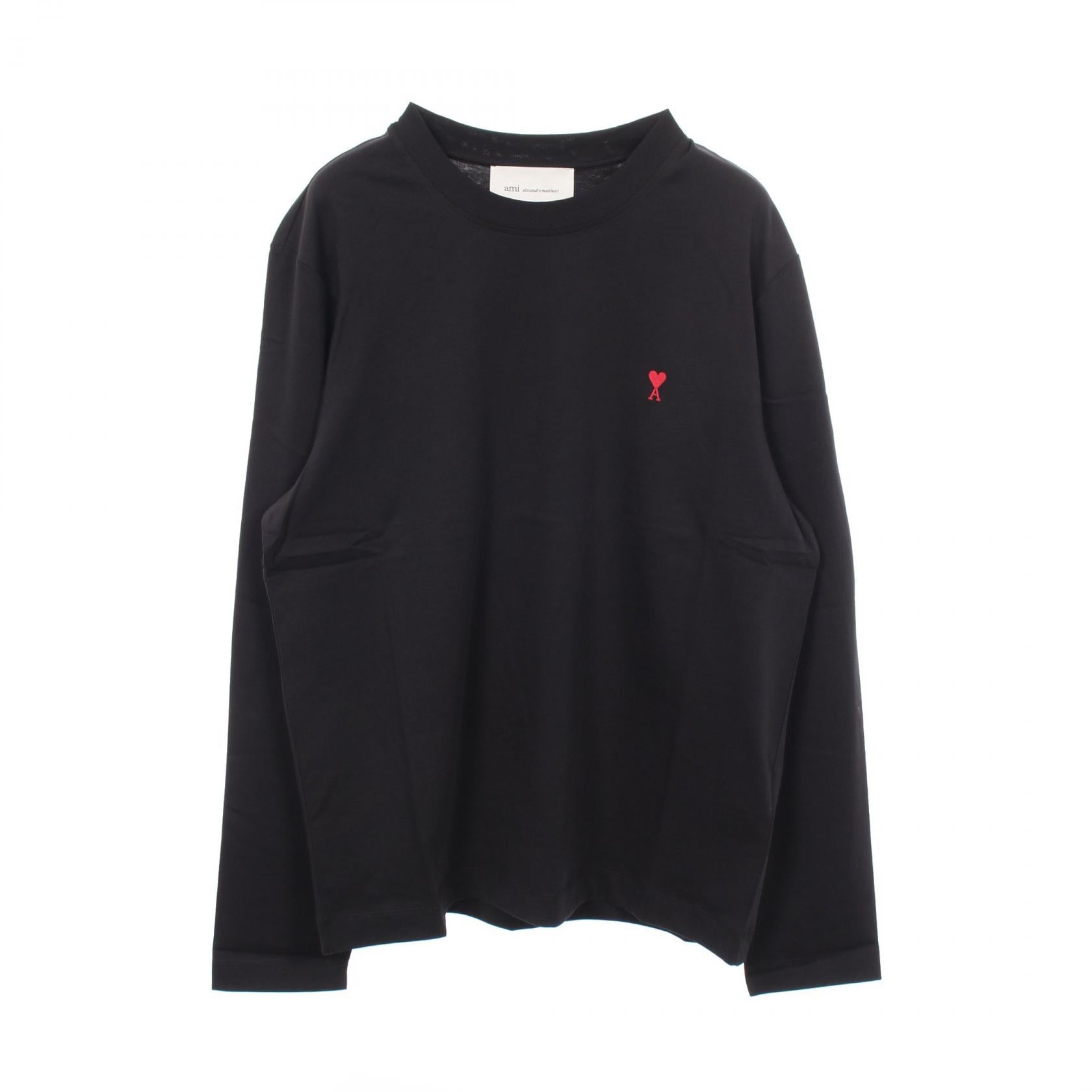 アミ コットン長袖Tシャツ