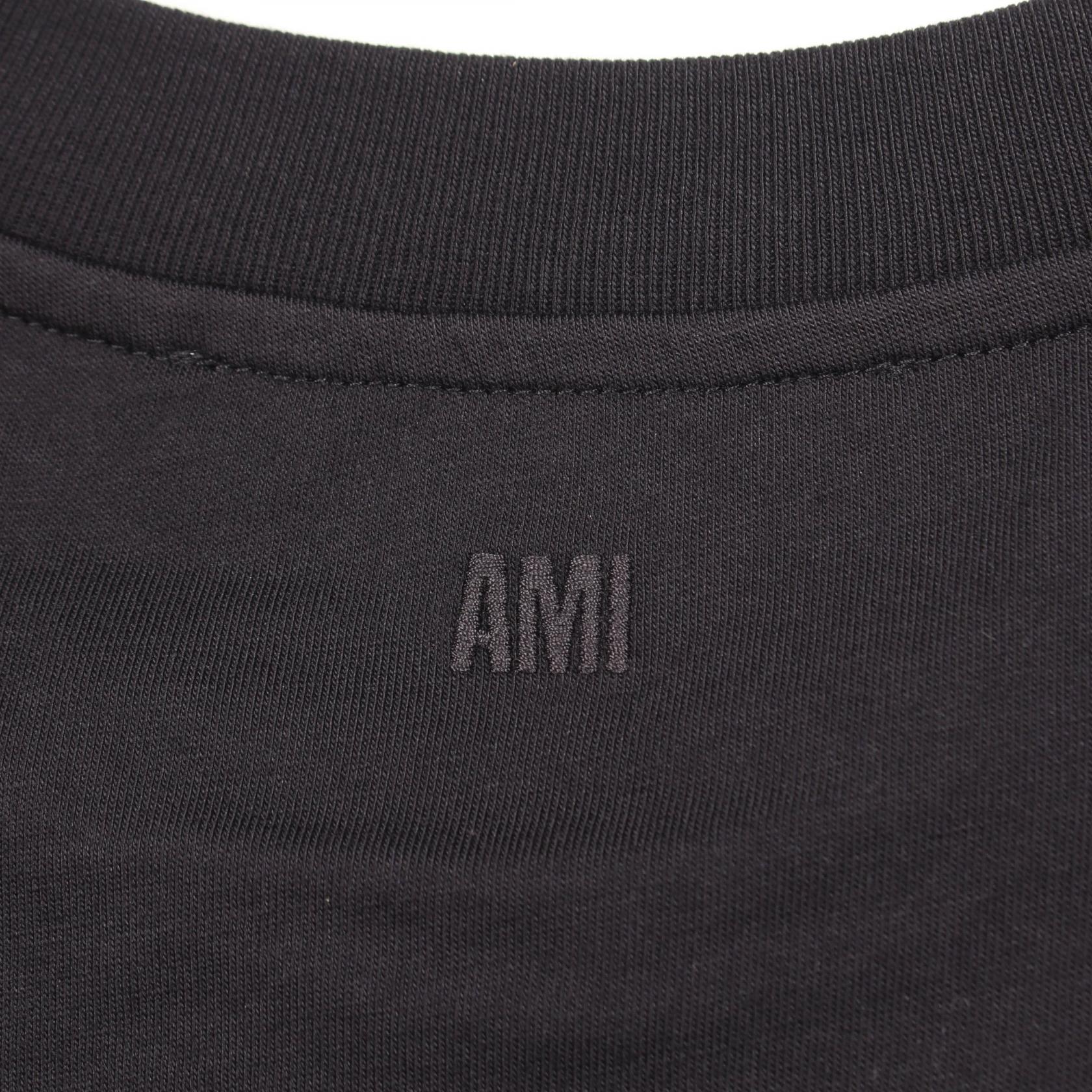 アミ コットン長袖Tシャツ