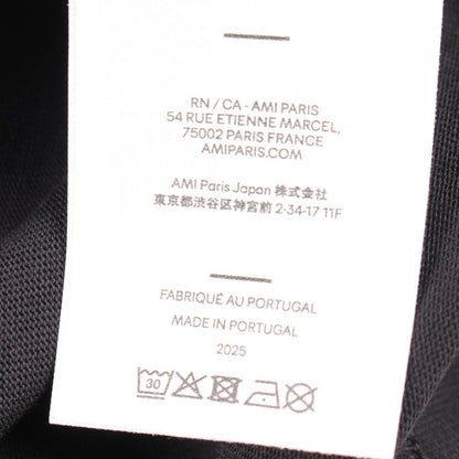 アミ コットン 半袖Tシャツ