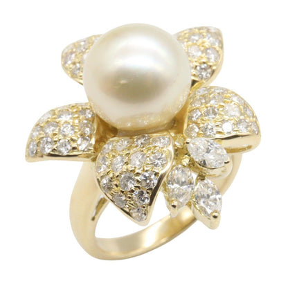 JEWELRY Au750ダイヤモンドパールリング